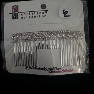Silver Hair Comb